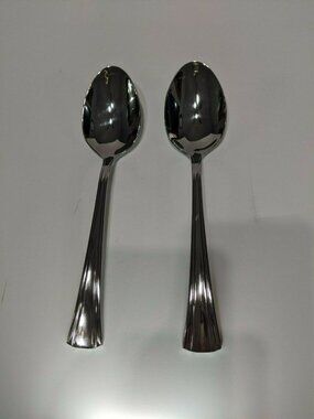 Reed & Barton BROOKSHIRE 2 Solid Serving Spoon Stainless Flatware 8 3/4"